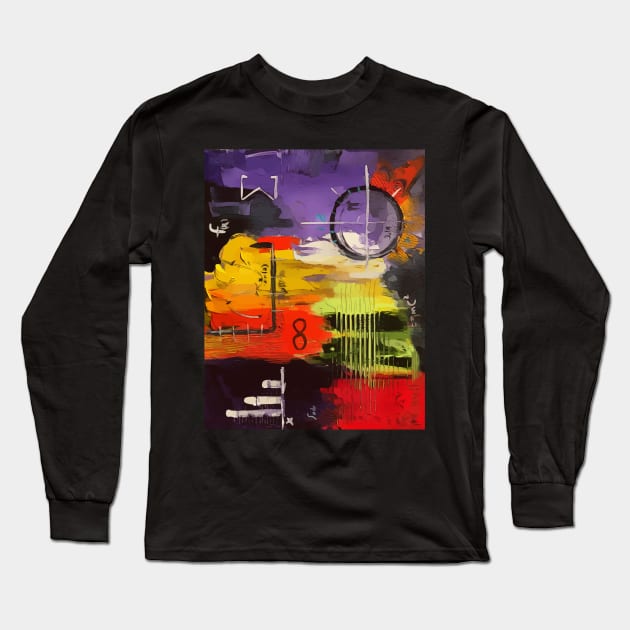 Scientific Abstract Art Long Sleeve T-Shirt by WelshDesigns